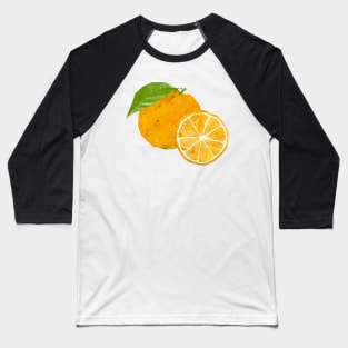 Orange and slice Baseball T-Shirt